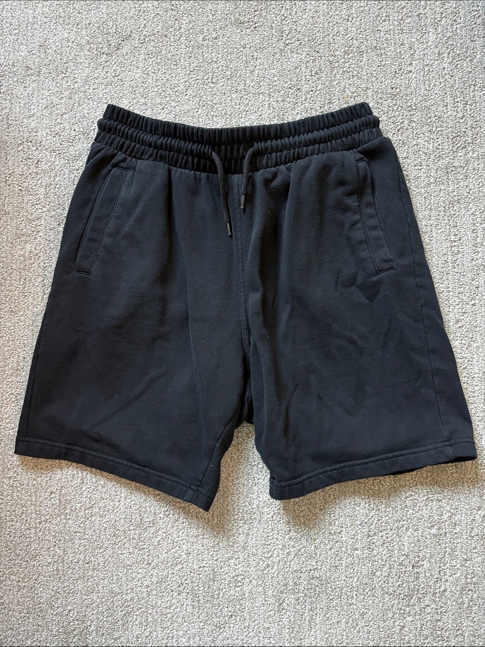 H&M Black Women's Athletic Drawstring Shorts